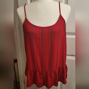 Maurices ladies XXL babydoll tank with bonus eyelet blue babydoll tank